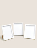 Wood effect photo frames set of 3 5x7 inch (British brand)