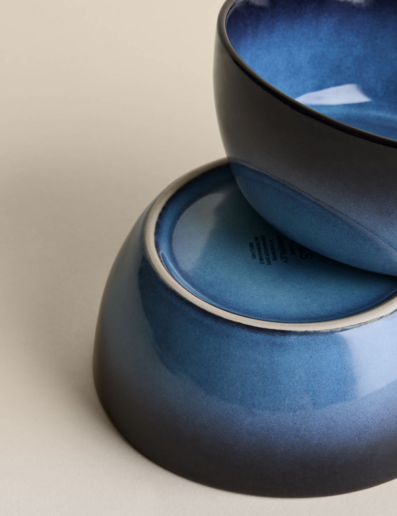 Amberley reactive cereal bowls set of 4 (British brand)