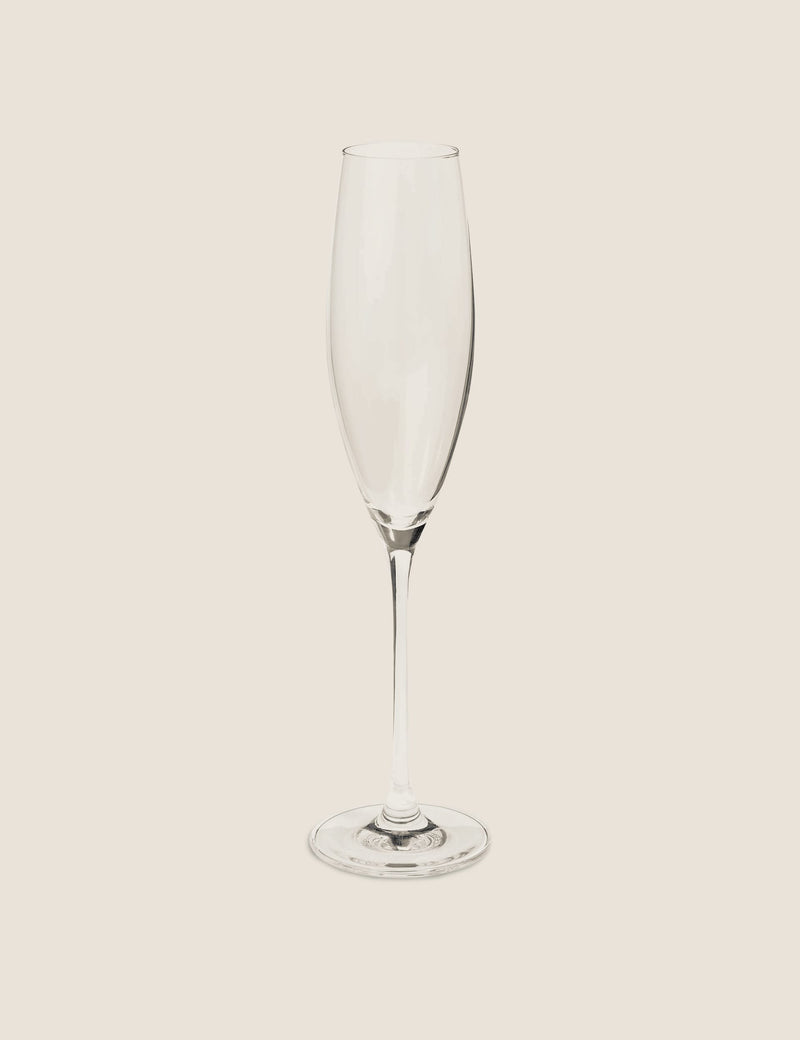 Crystal champagne flutes set of 4 - British product