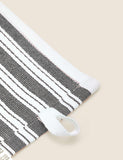 Set of 4 cotton-rich basket weave tea towels (British brand)