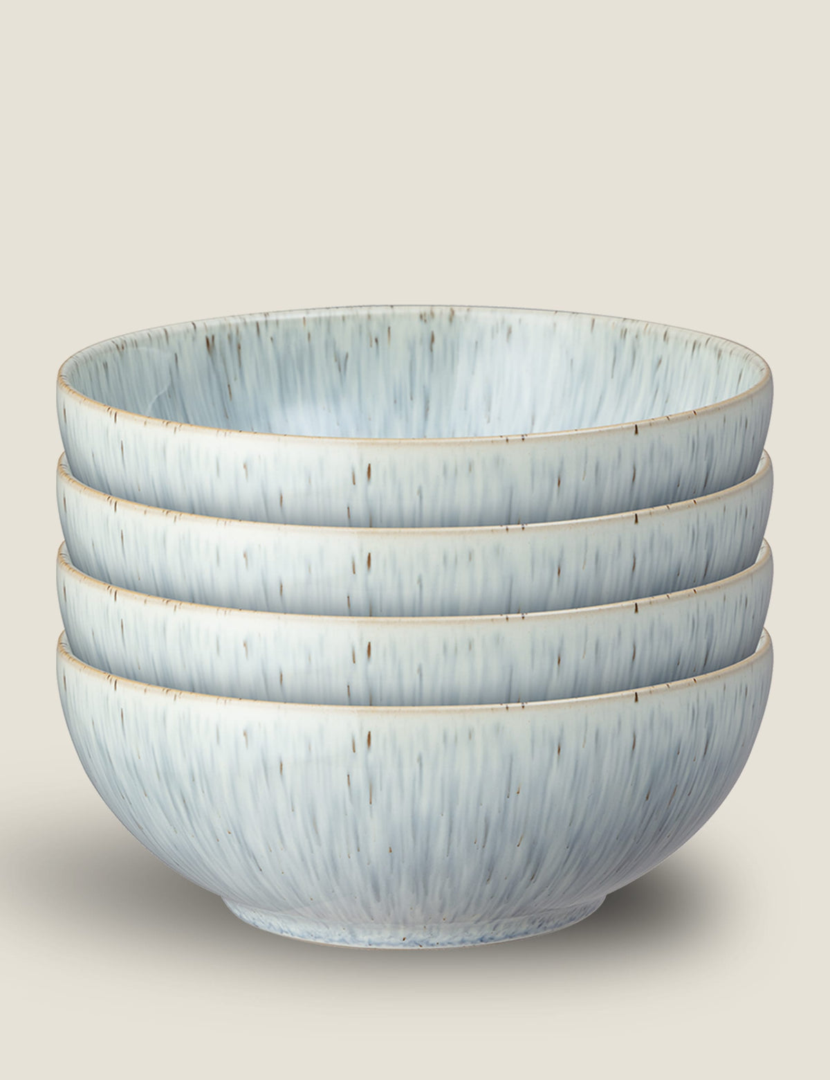 Denby speckle cereal bowls set of 4 (British brand)