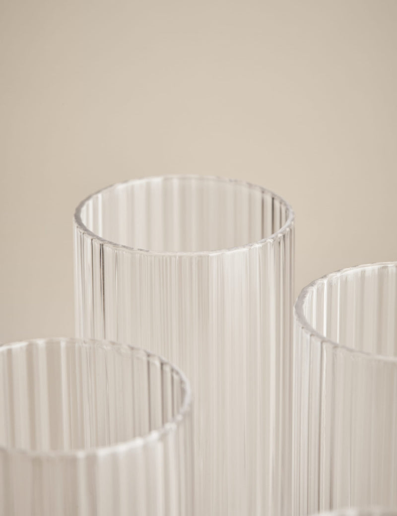 Set of 4 Handmade Celine Champagne Flutes