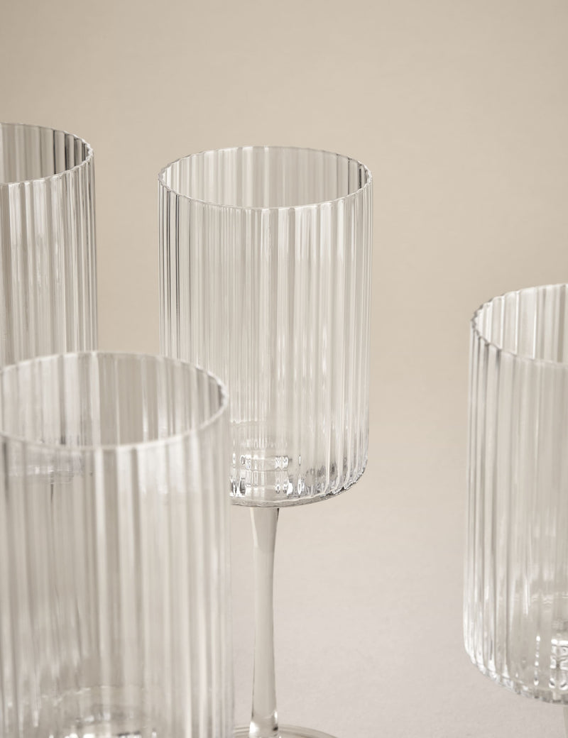 Set of 4 Handmade Celine Wine Glasses