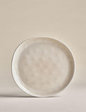 Set of 4 Linen Reactive Picnic Dinner Plates