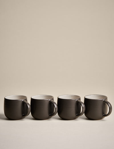Set of 4 Michigan Stoneware Mugs