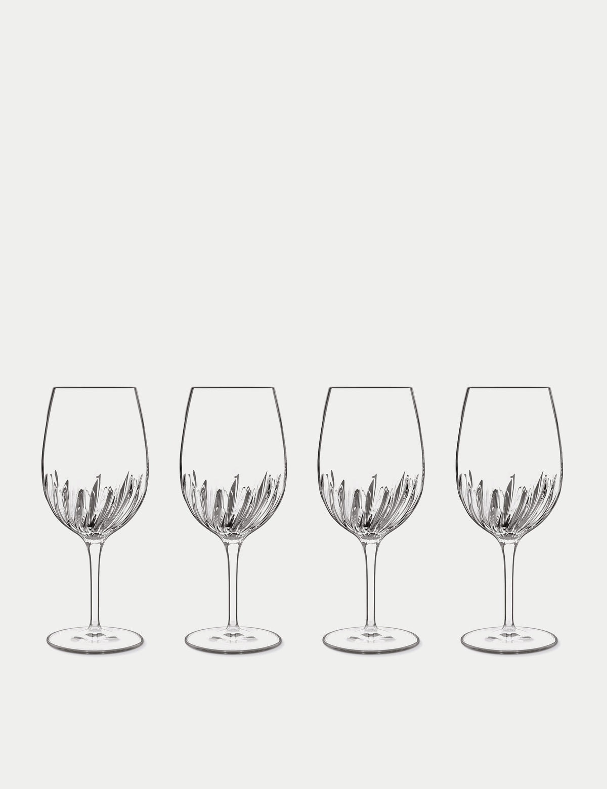 Luigi Bormioli Mixology Textured Wine & Spritz Glasses set of 4 57cl (British brand)