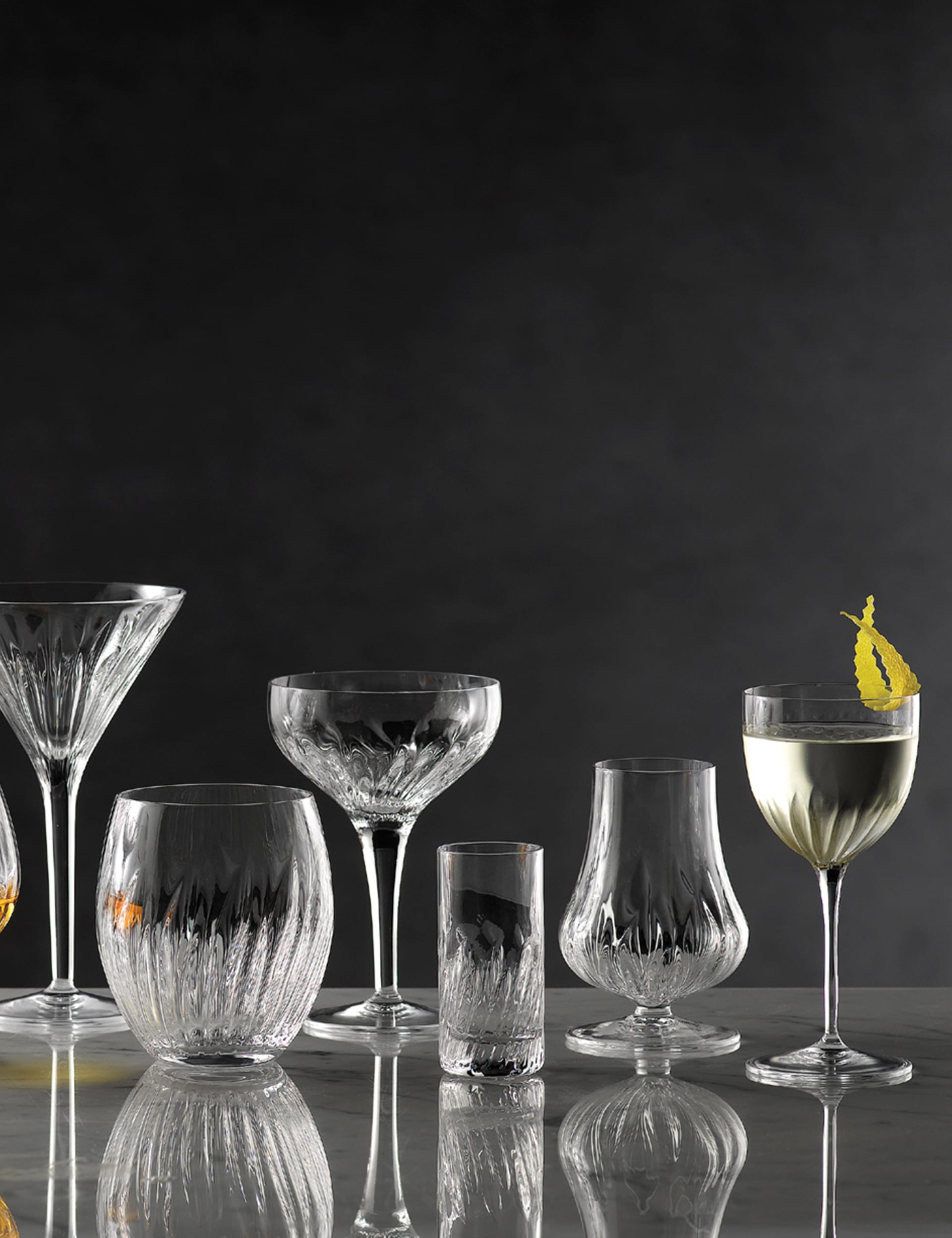 Luigi Bormioli Mixology Textured Wine & Spritz Glasses set of 4 57cl (British brand)