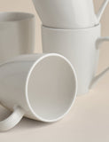 Set of 4 porcelain mugs (British brand)