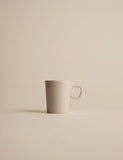 Set of four ribbed ceramic cappuccino cups (British brand)