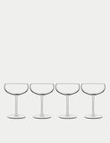 Luigi Bormioli Talismano martini glasses set of 4 30cl (British brand)