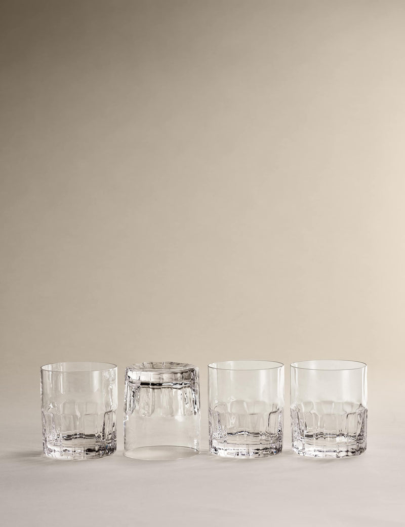 M&S X Kelly Hoppen textured tumblers set of 4 (British brand)