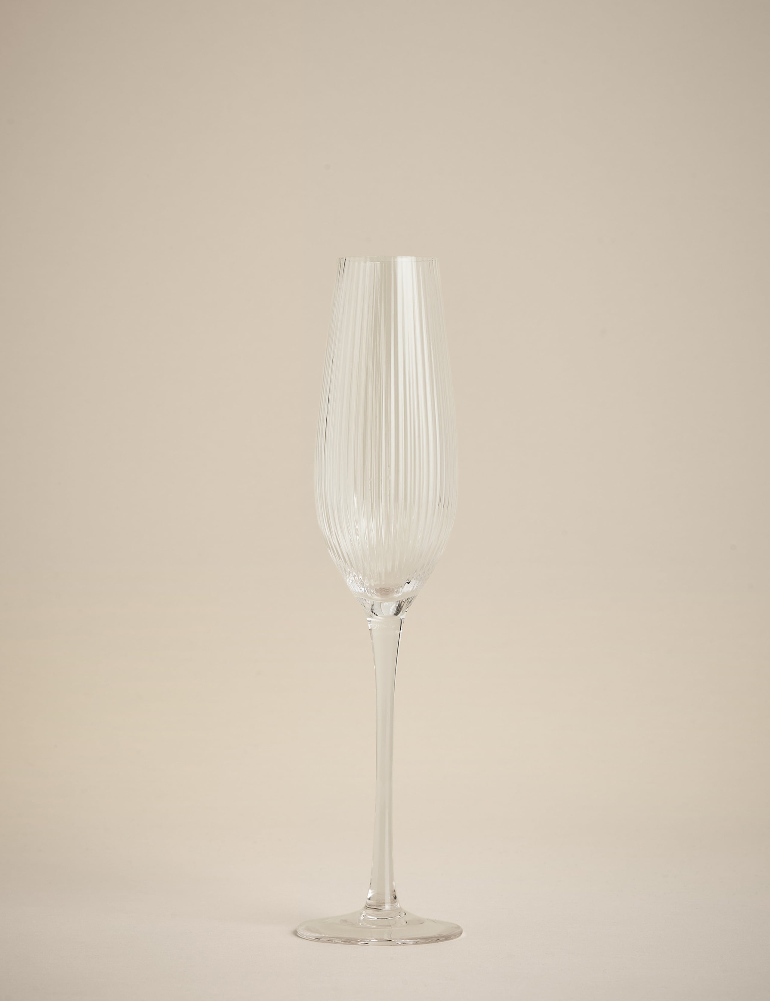 Maxim Optic champagne flutes set of 6 (British brand)