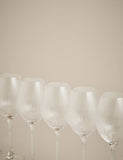 Maxim Optic ribbed wine glasses set of 6 (British brand)