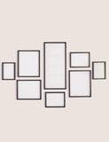 Set of 8 gallery photo frames (British brand)