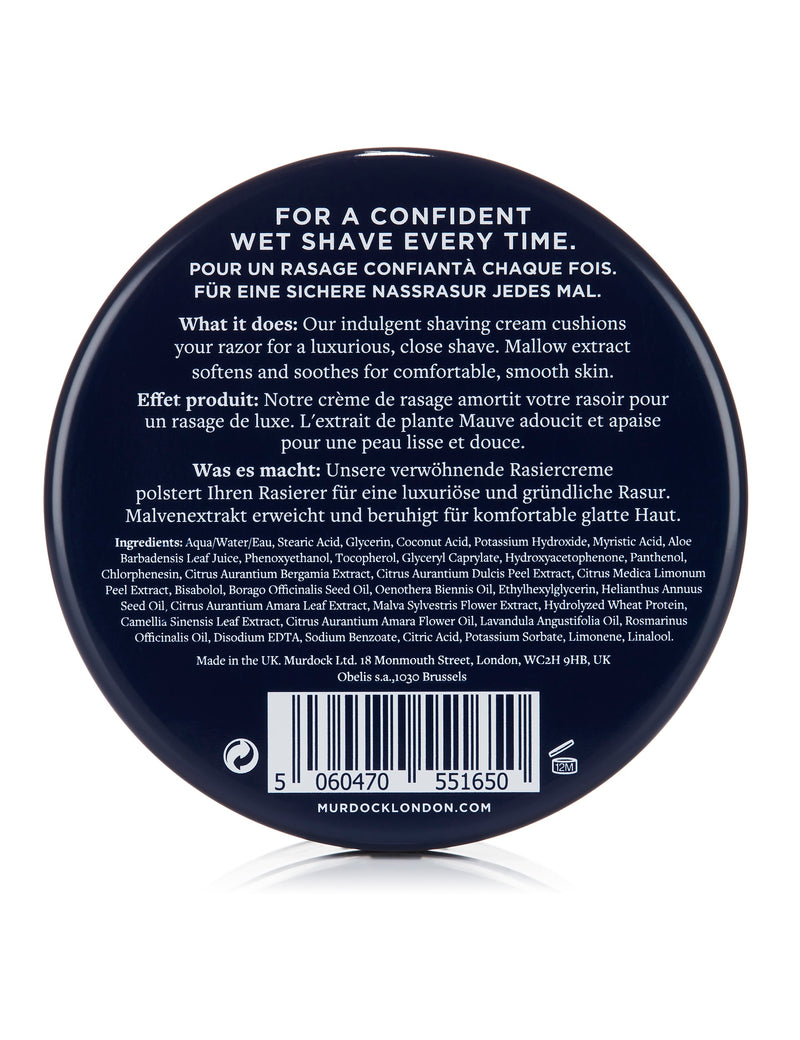Murdock shaving cream 200ml (British brand)