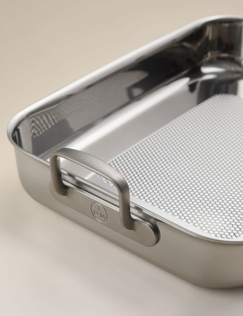 M&S stainless steel roasting tray (British brand)