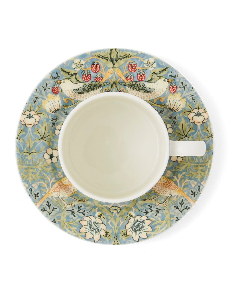 Morris & Co Strawberry Thief Cup and Saucer (British brand)