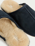 M&S suede mule slippers with Freshfeet (British brand)
