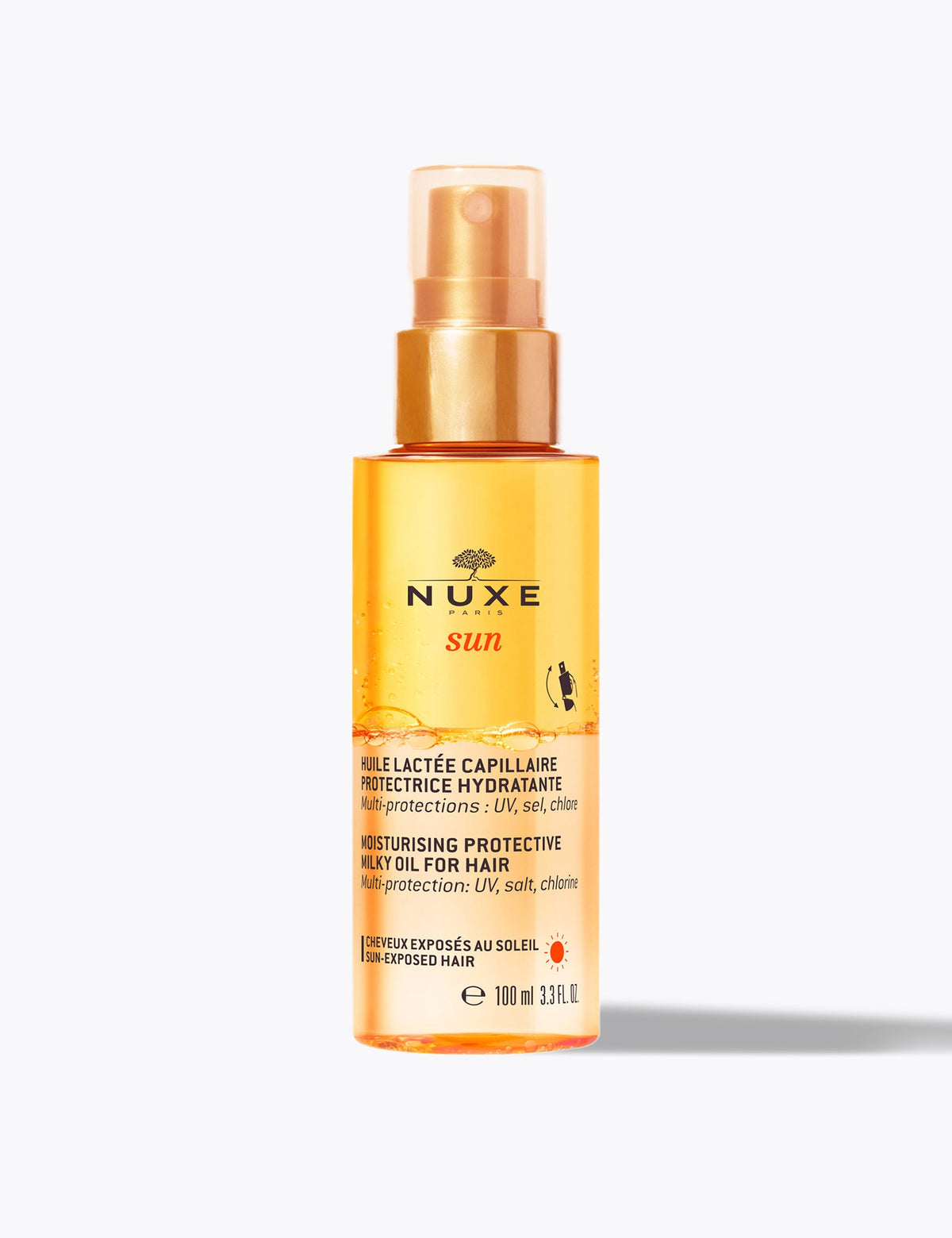 Nuxe moisturising protective milky oil for hair spray 100ml (British brand)