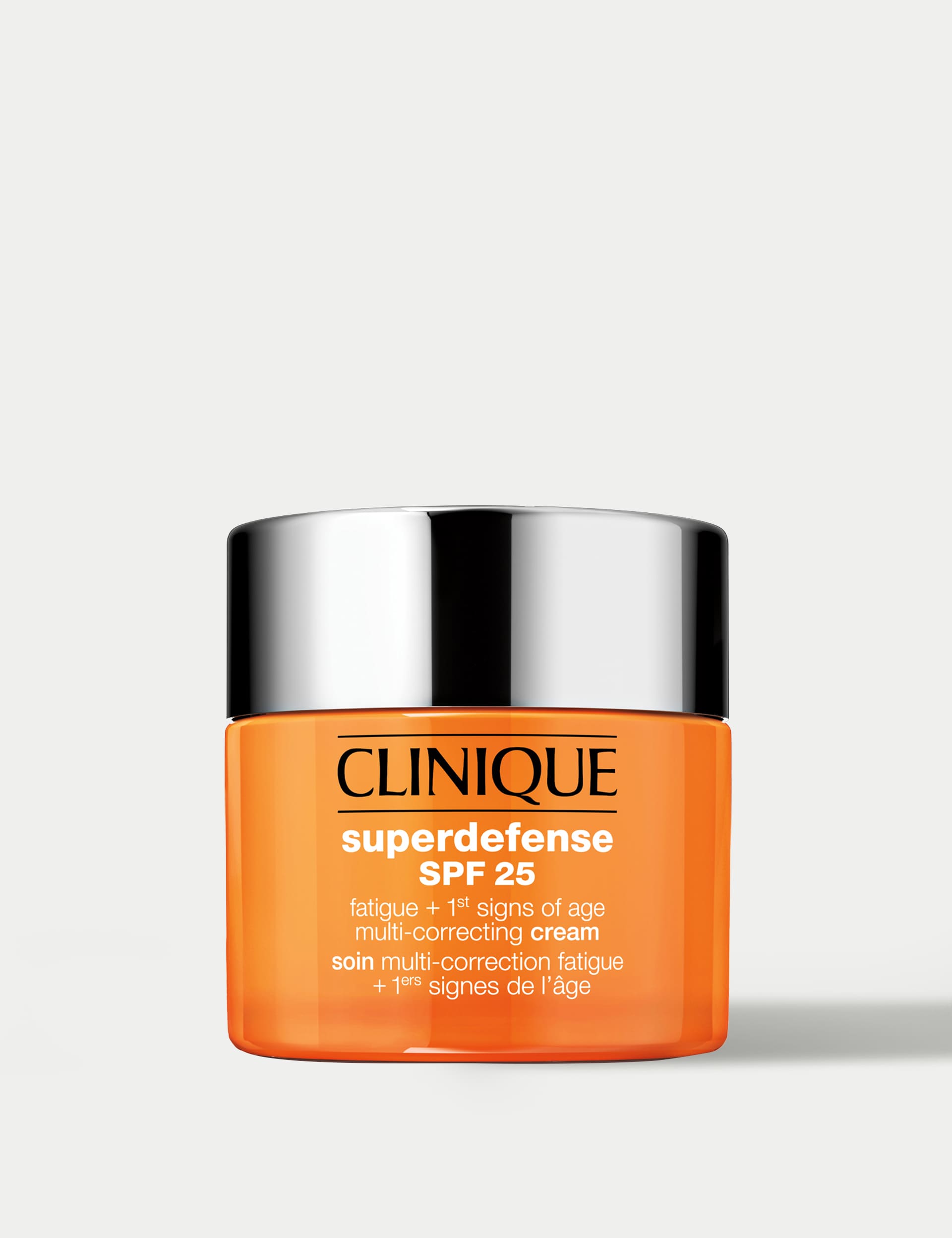 Clinique Superdefense SPF 25 multi-correcting cream for very dry to dry combination skin 50ml (British brand)