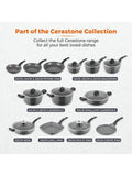 Tower Grey Cerastone 30cm Low Casserole Pot with Lid