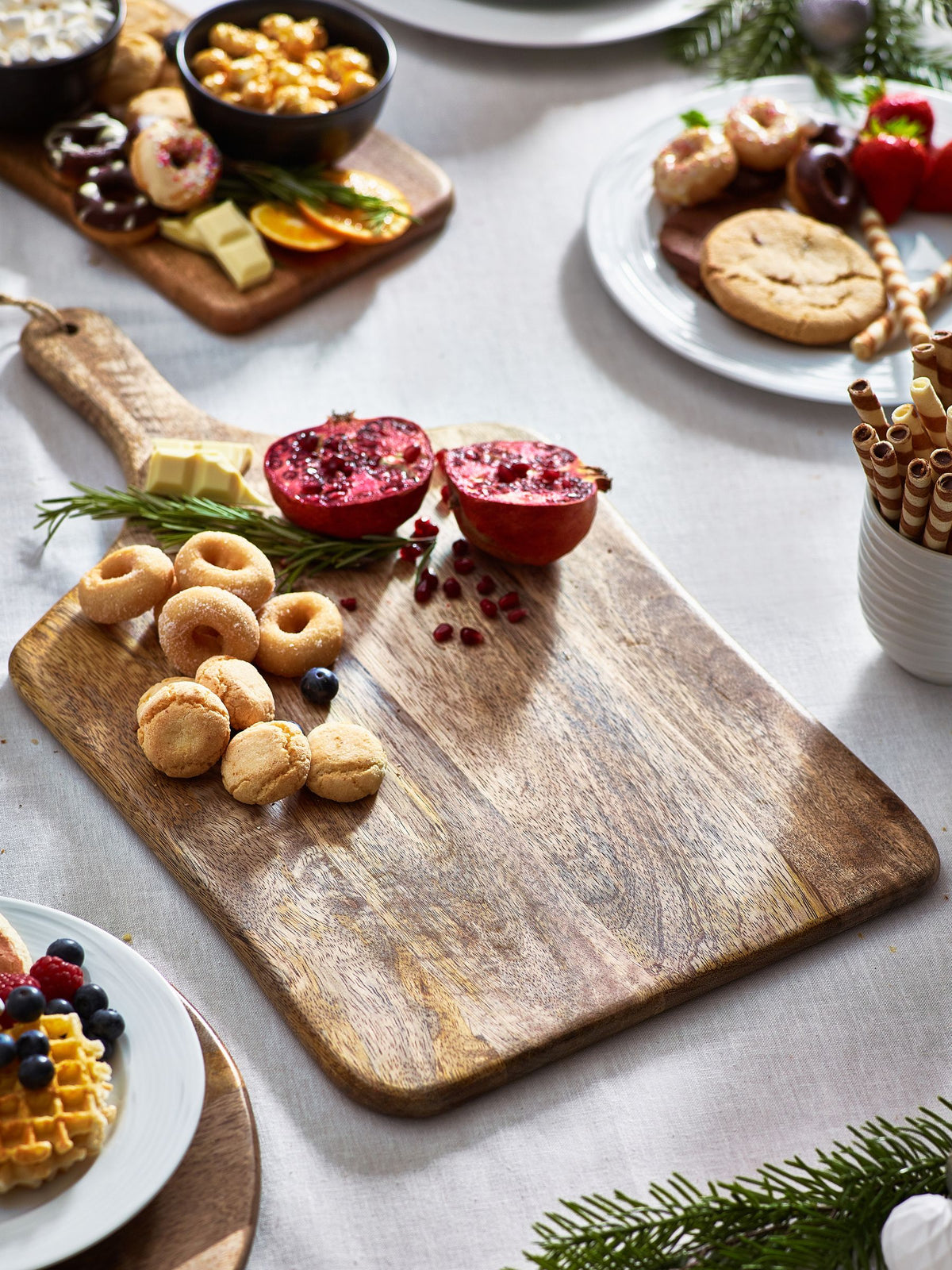 Natural Zaya Mango Wood Serving Platter