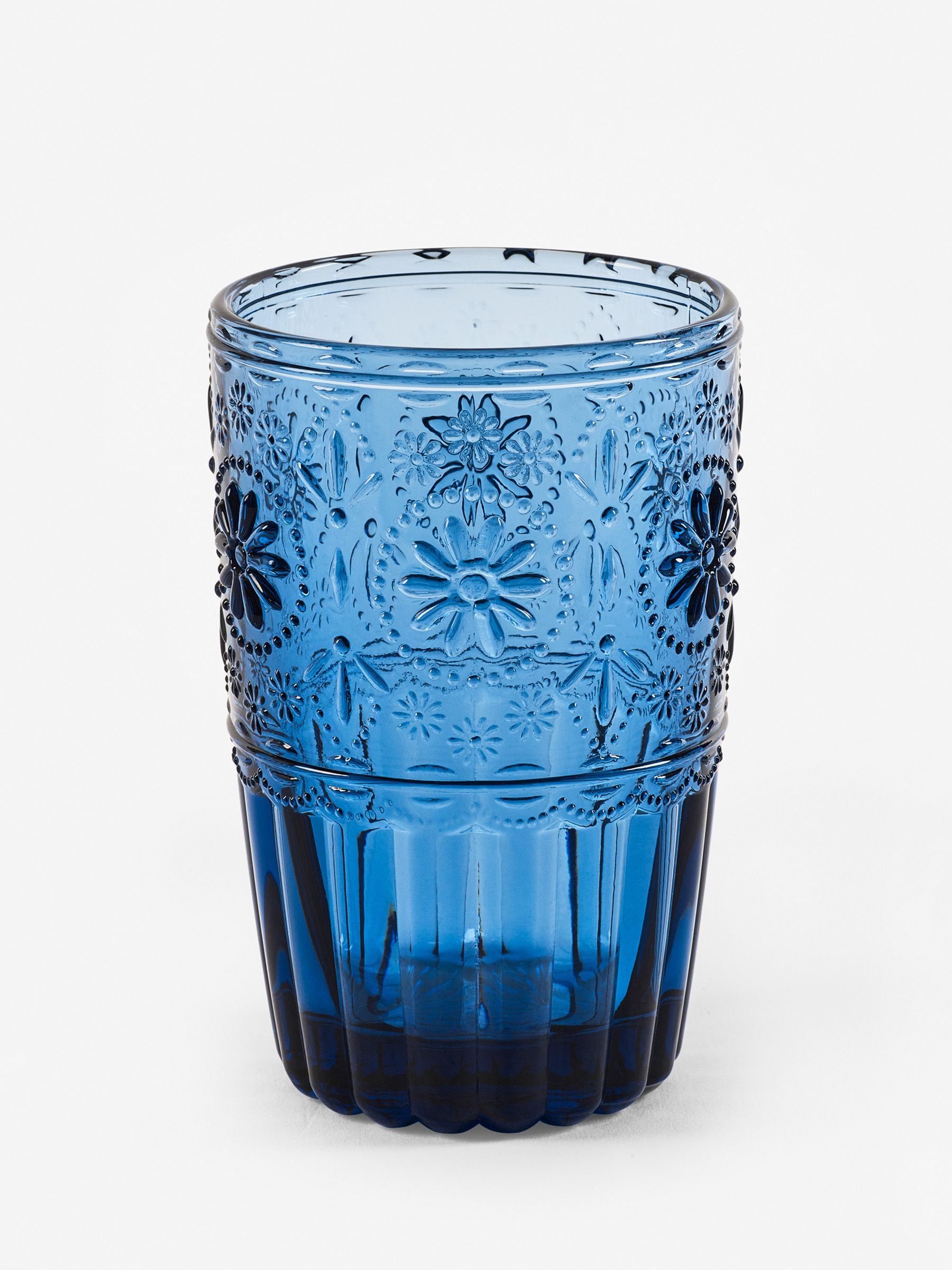 Multi Claro tumbler glasses set of 4 12cm height (British brand)