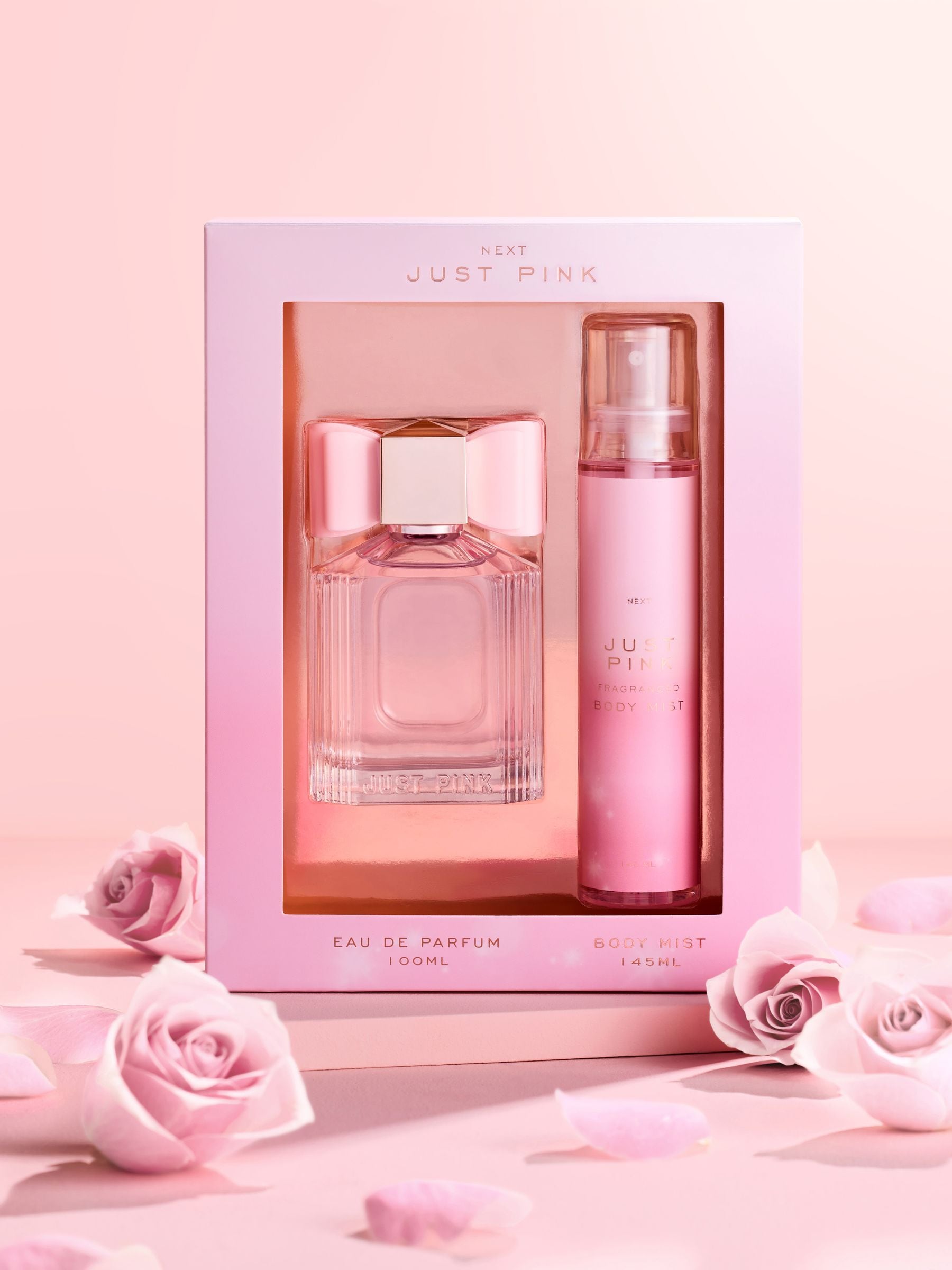 Just Pink perfume and body mist gift set 100ml & 145ml, UK version