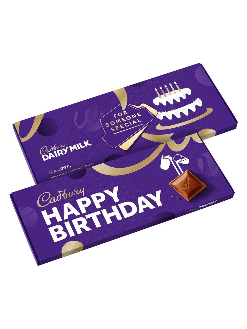 Cadbury Happy Birthday Dairy Milk giant chocolate bar 850g - British product