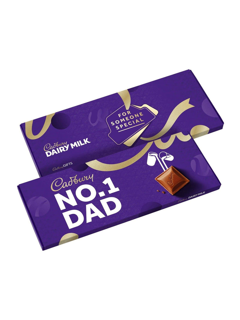 Cadbury Dairy Milk No.1 Dad giant chocolate bar 850g - British product