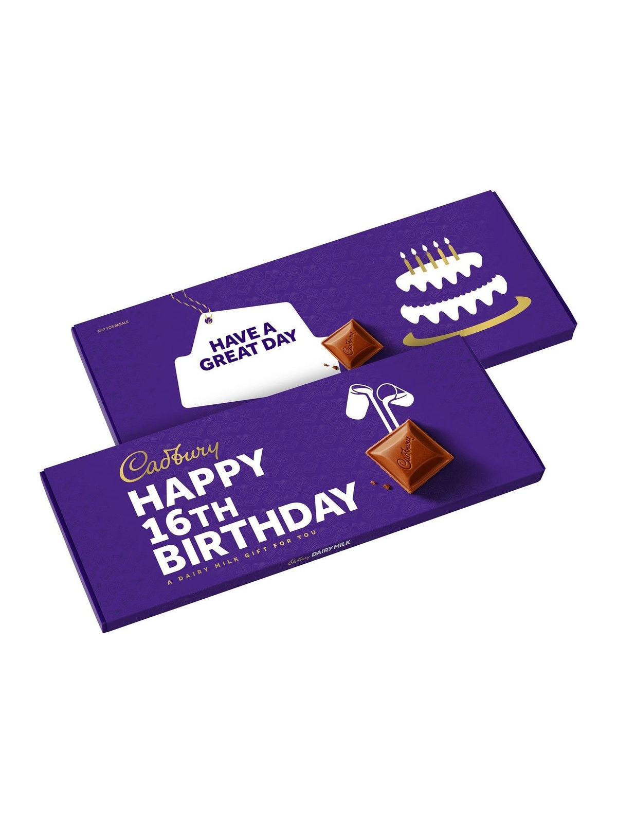 Cadbury Dairy Milk 16th Birthday chocolate bar 850g - British product