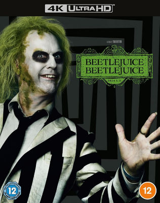 Beetlejuice 4K Ultra HD film cover art - British product