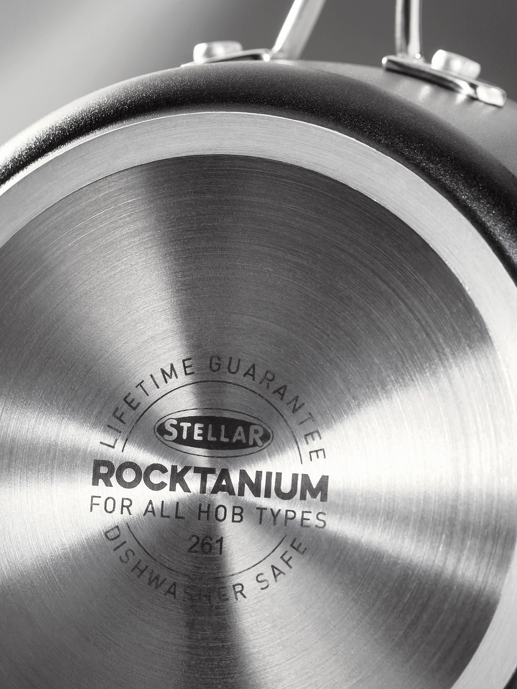 Stellar Grey Rocktanium non-stick frying pan 20cm (British brand)