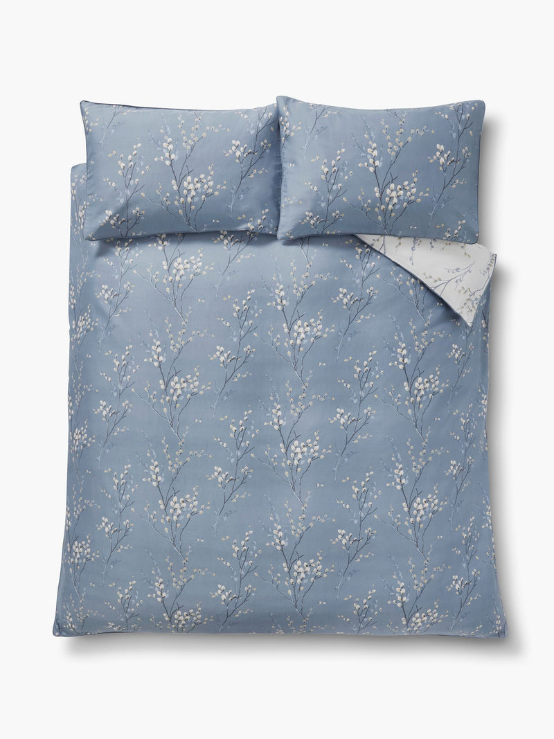 Laura Ashley Blue Dark Seaspray Pussy Willow duvet cover set, UK version