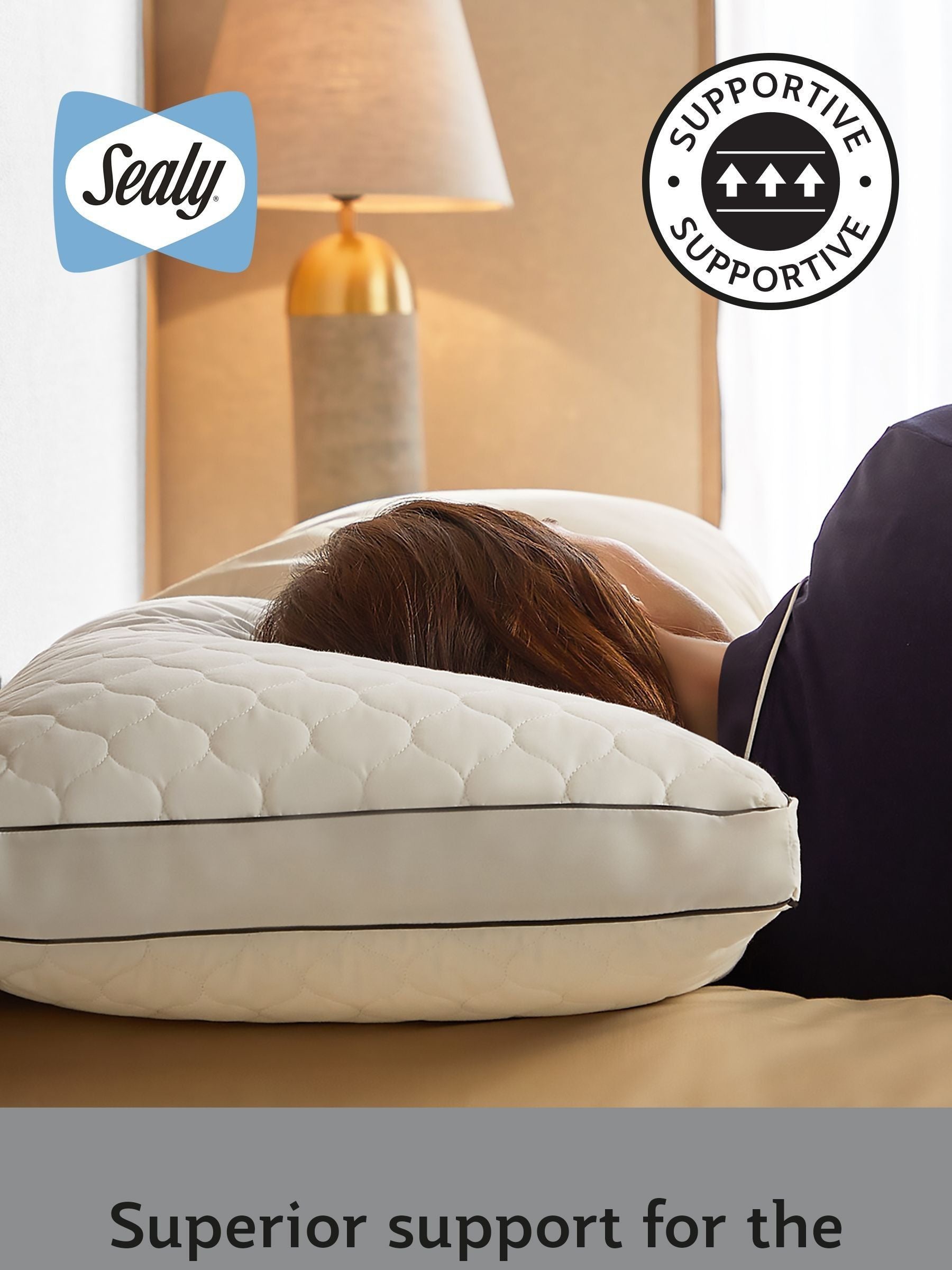 Sealy Side Sleeper 100% Cotton Pillow