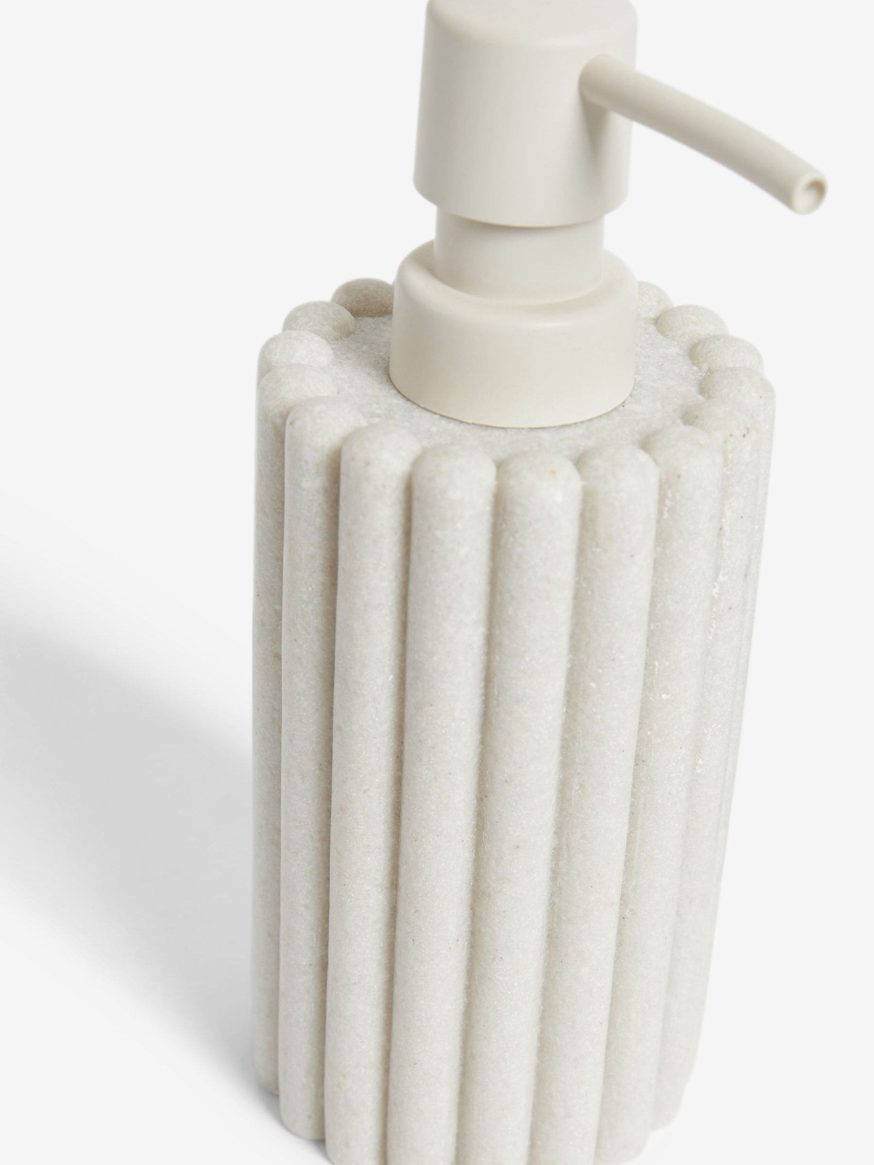 Natural rib soap dispenser, imported from the UK