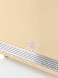 Swan Cream 4 Slice Retro Cream Toaster