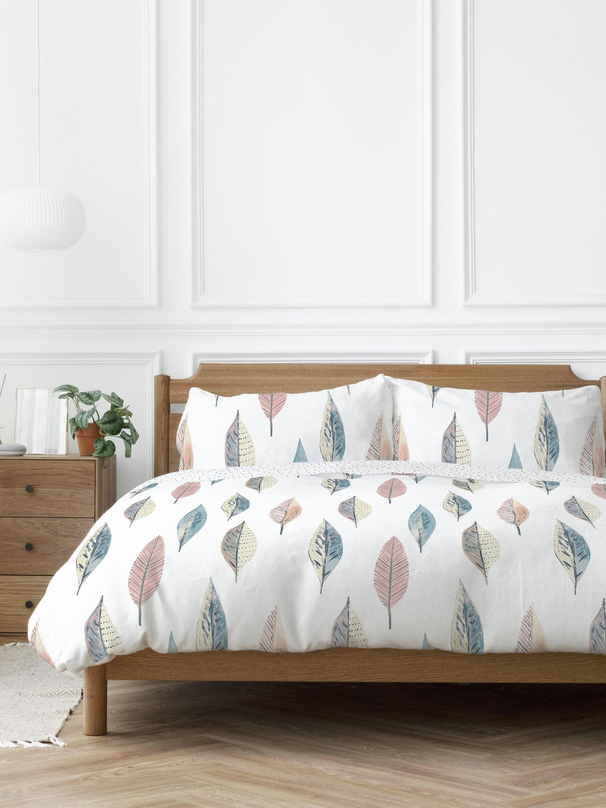 Copenhagen Home Pastel Flynn Duvet Cover and Pillowcase Set - British product