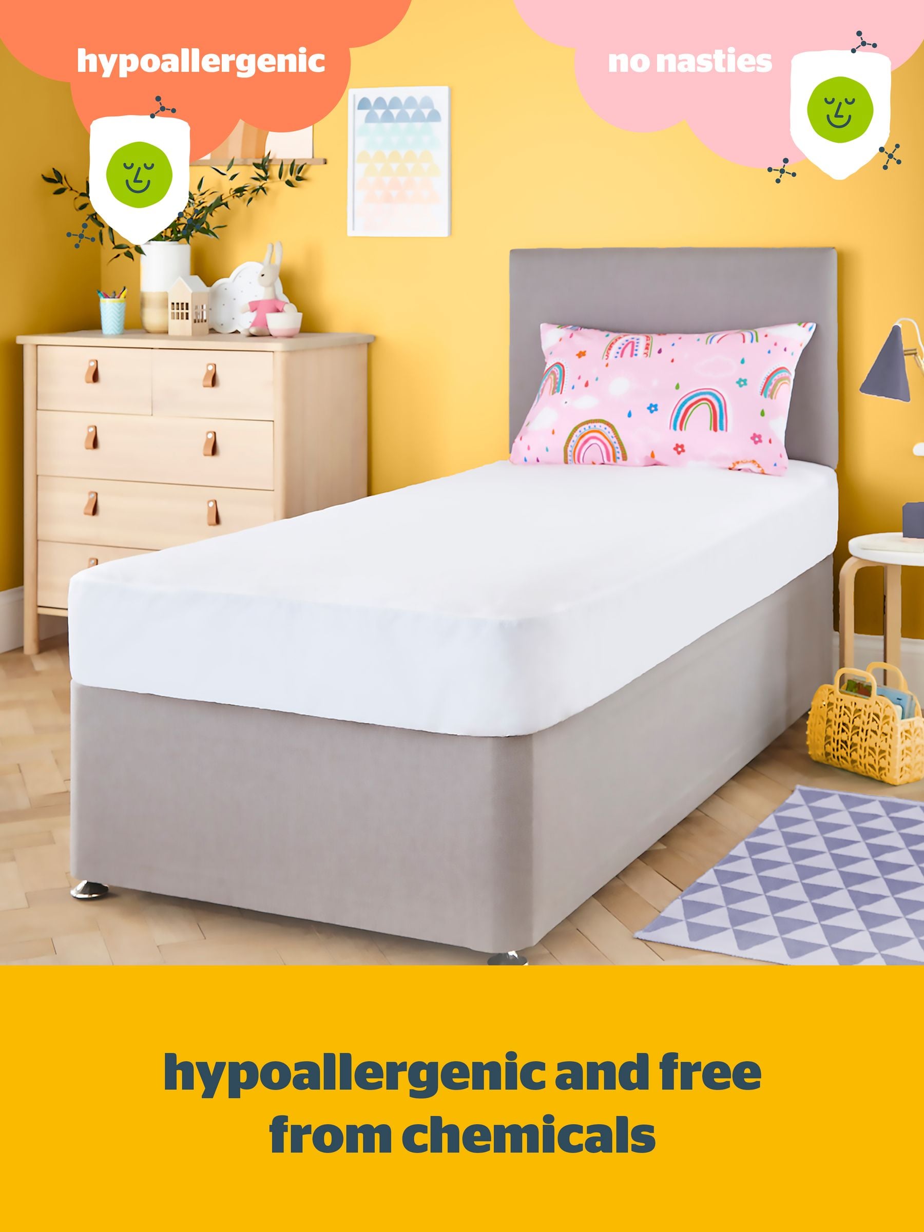 Silentnight Healthy Growth mattress protector (British brand)