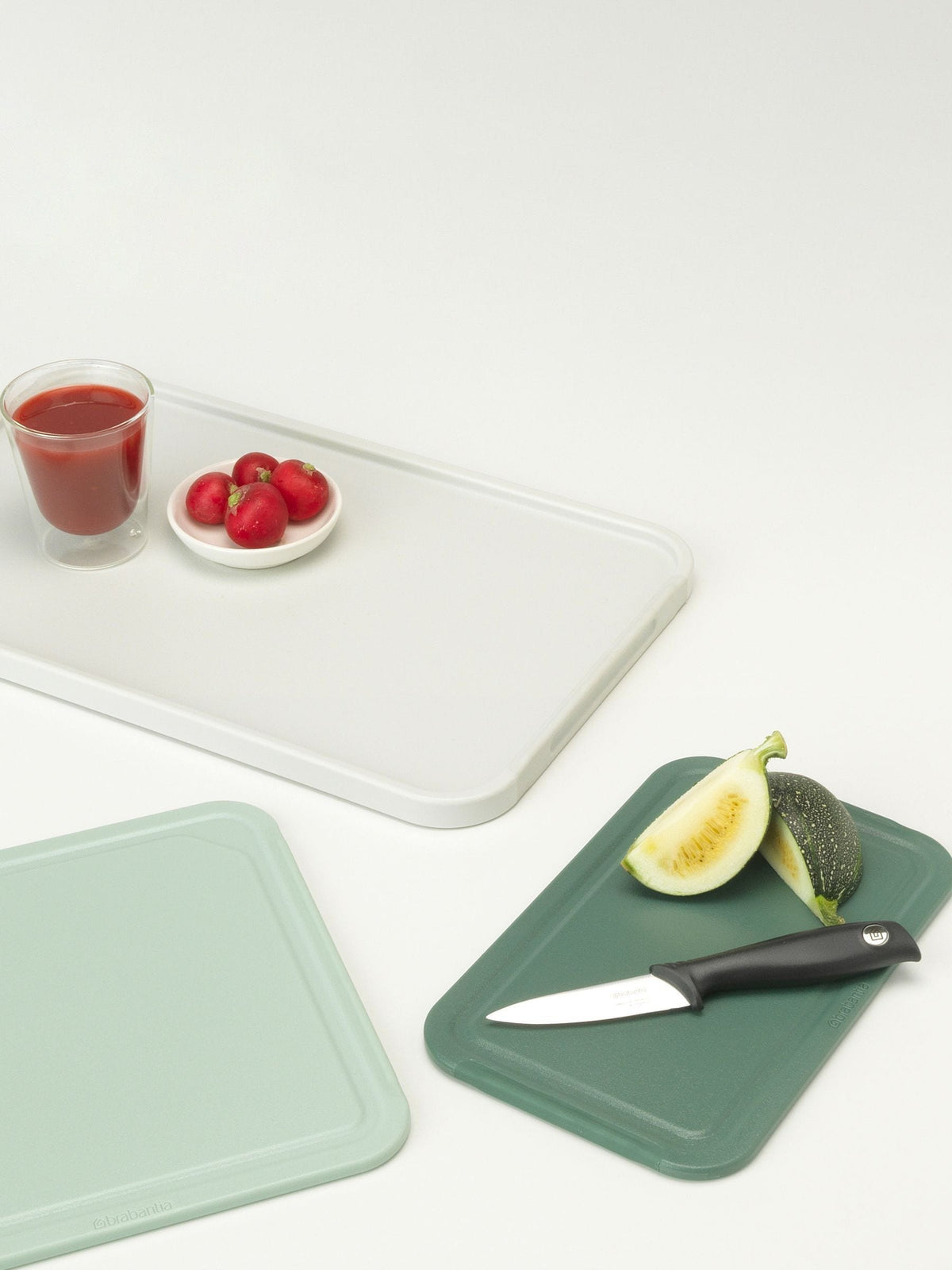 Brabantia Grey TASTY+ Chopping Board Set - British product