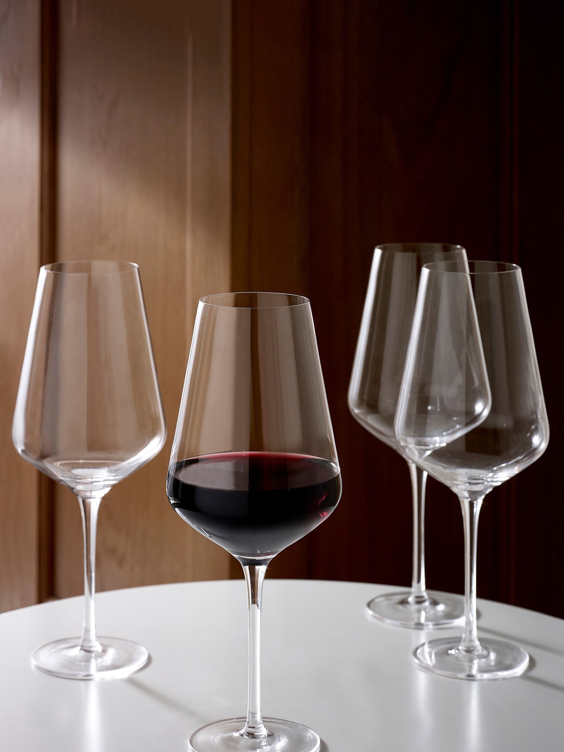 Belgravia clear red wine glasses set of 4 (British brand)