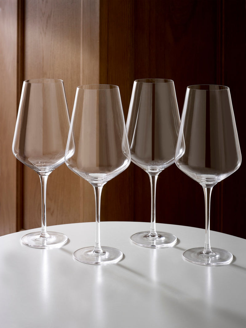 Belgravia clear red wine glasses set of 4 (British brand)