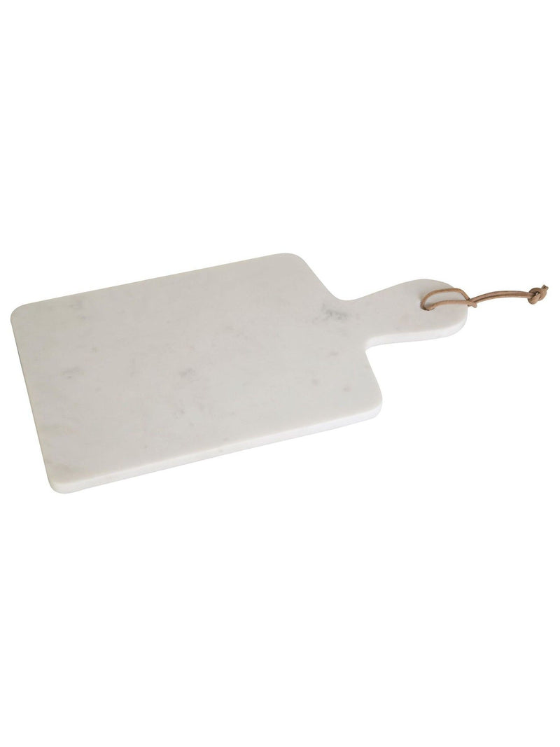 Interiors by Premier White Marble Rectangular Paddle Board