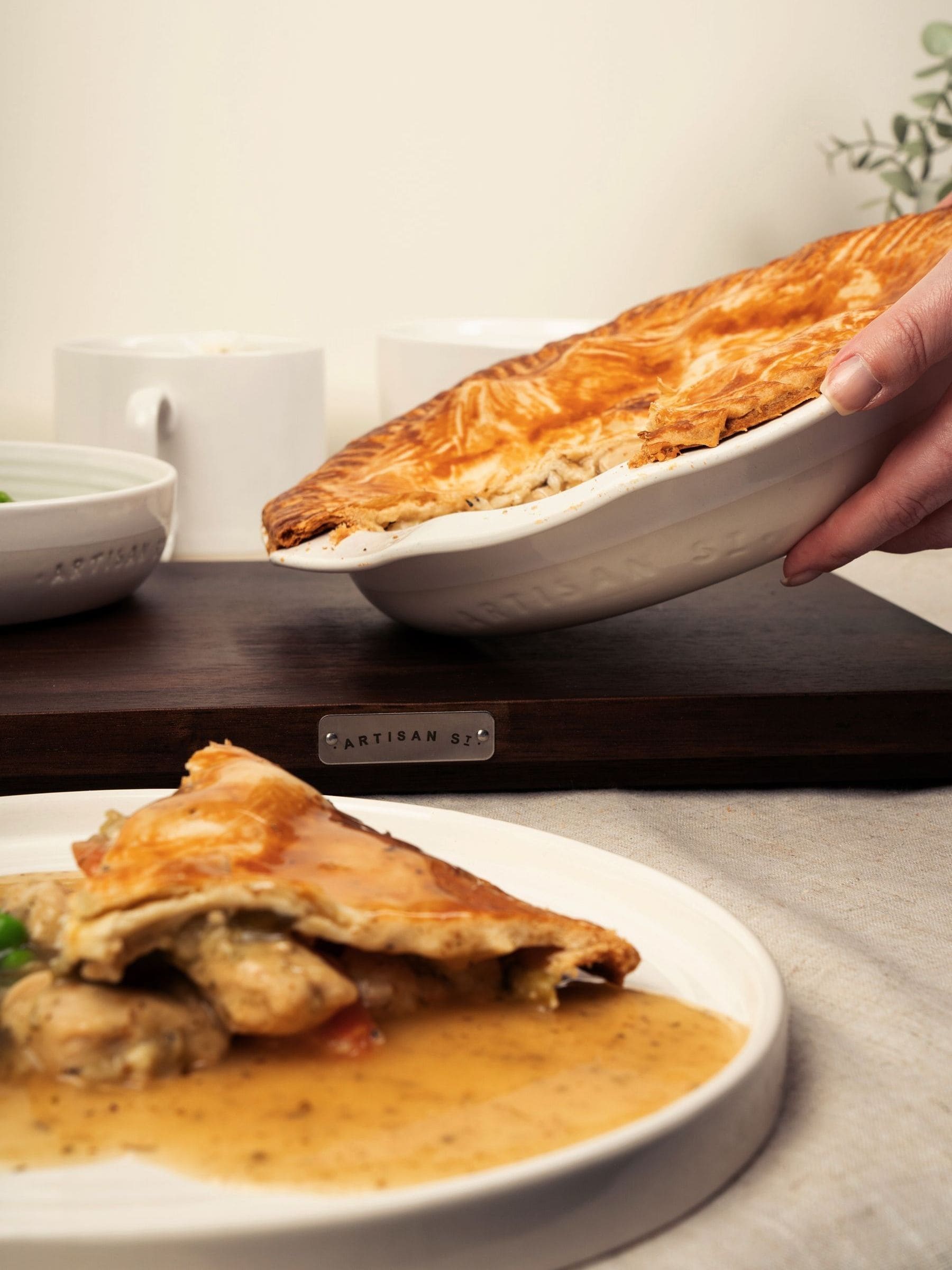 Artisan Street White 24cm Round Pie Dish