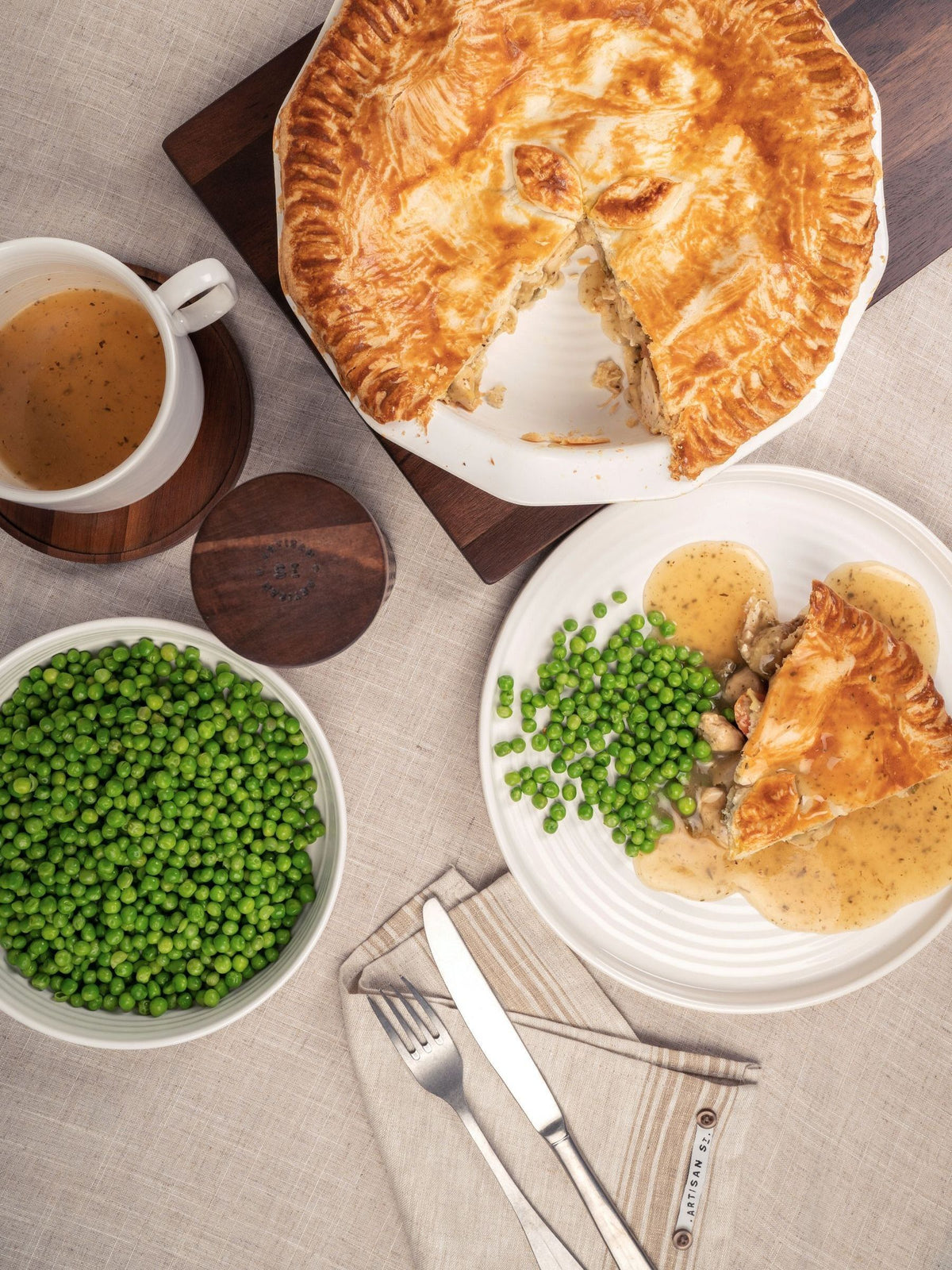 Artisan Street White 24cm Round Pie Dish