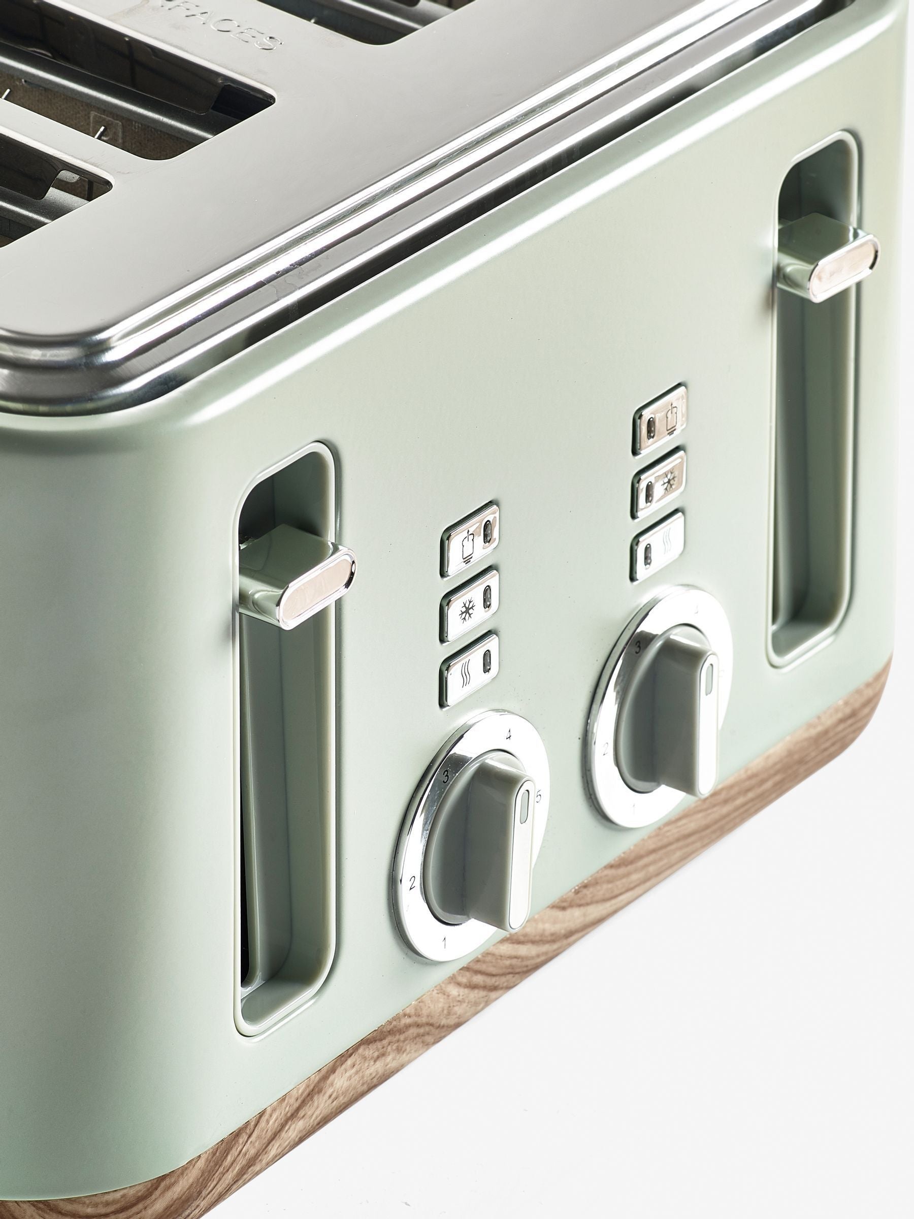Sage Green Bronx 4 Slice Toaster (British brand)