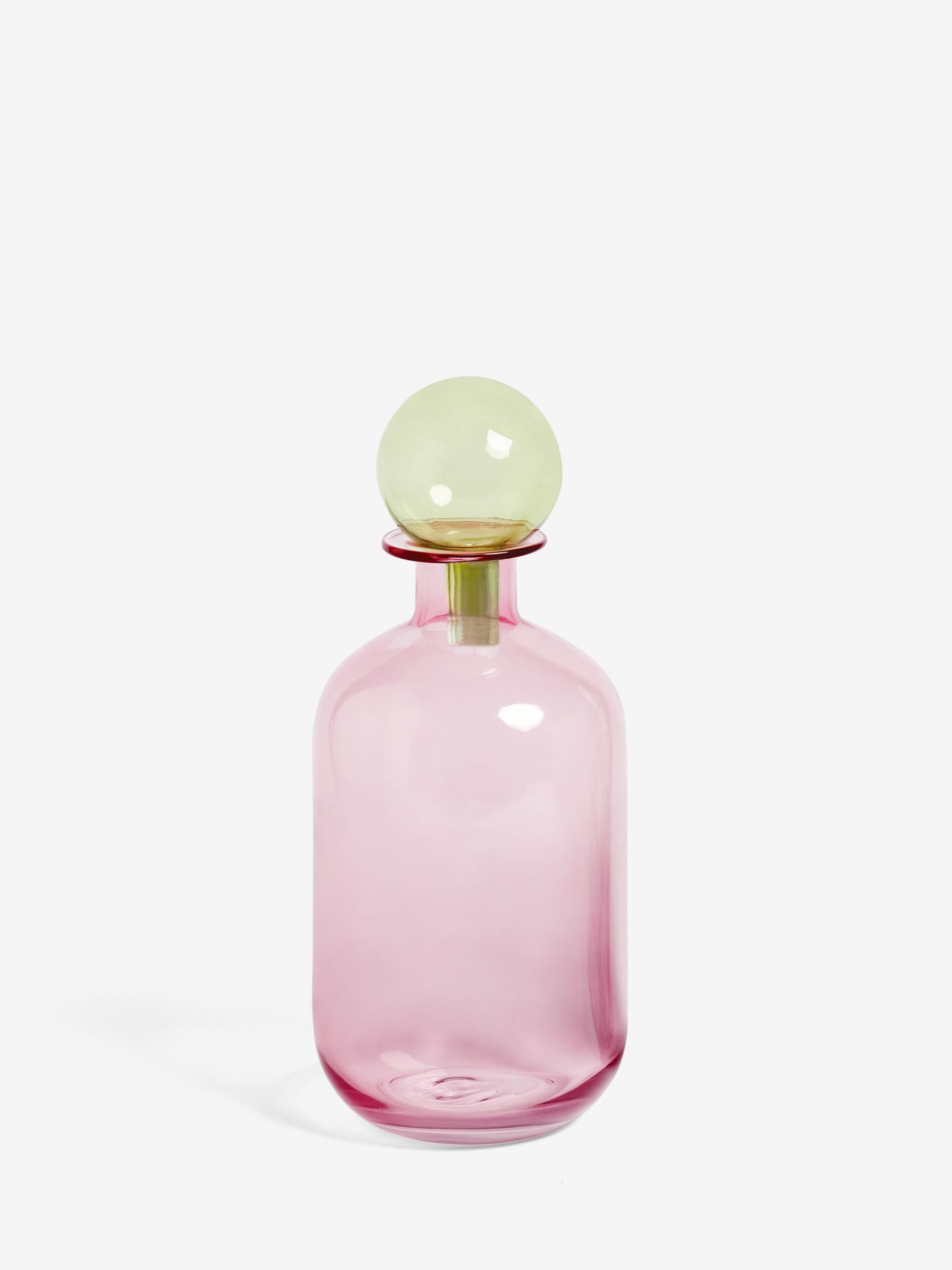 Rockett St George Pink/Green Apothecary Bottle