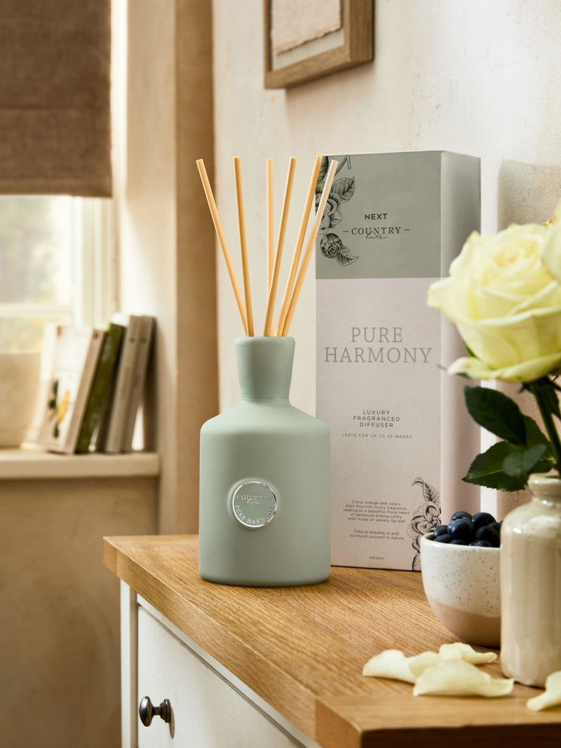 Country Luxe Orange and Geranium reed diffuser 400ml - British product