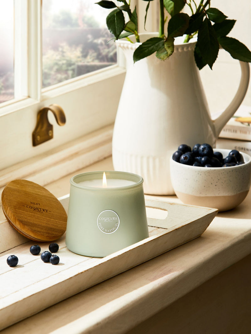 Orange and Geranium 1 Wick Scented Candle - British product