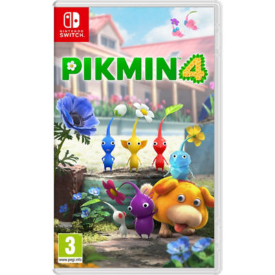 Nintendo Switch Pikmin 4 game case, imported from the UK